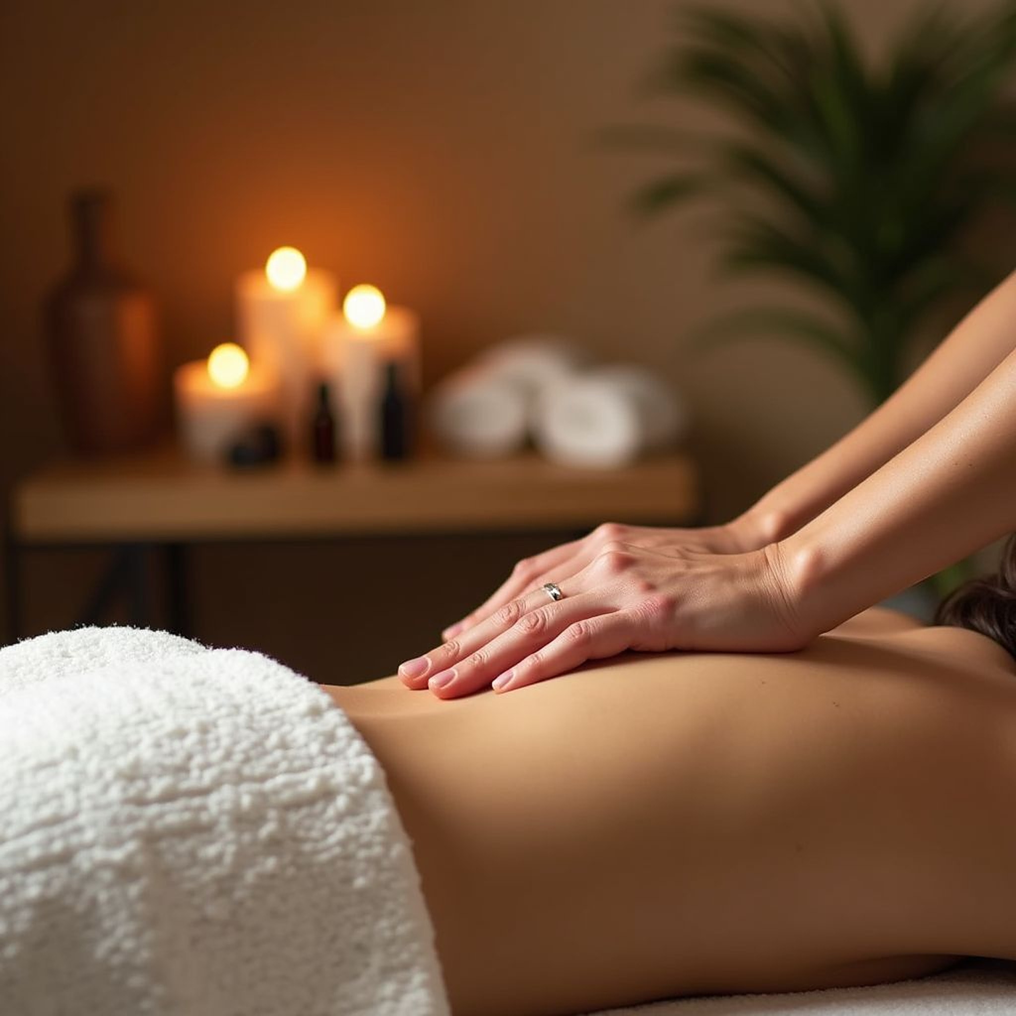 Sesión de masaje en Ruhi Day Spa